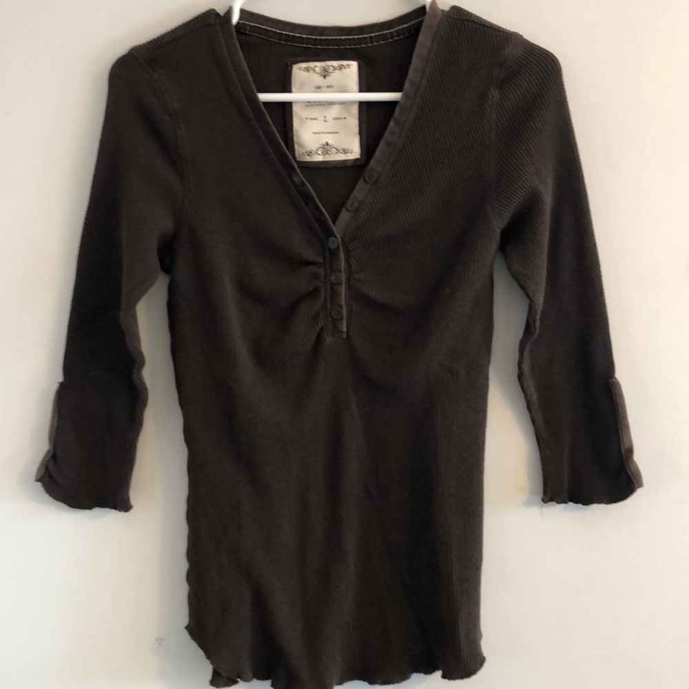 Old navy brown 3/4 sleeve woman’s L